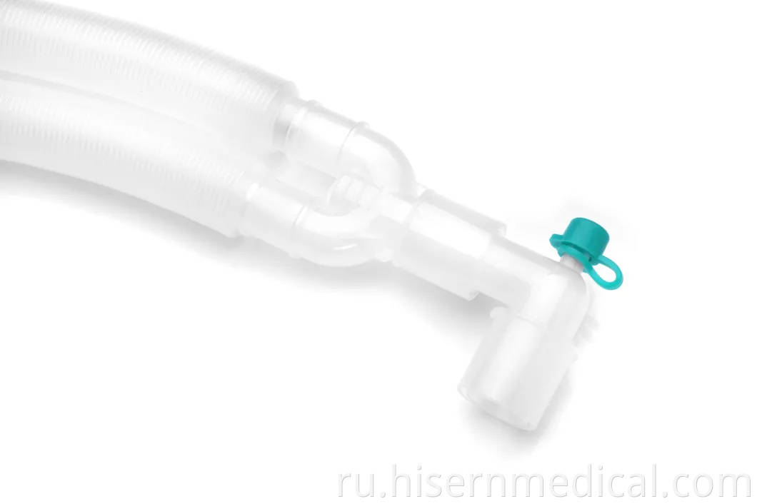 Одноразовый складной U-образный соединитель для педиатрического контура анестезии